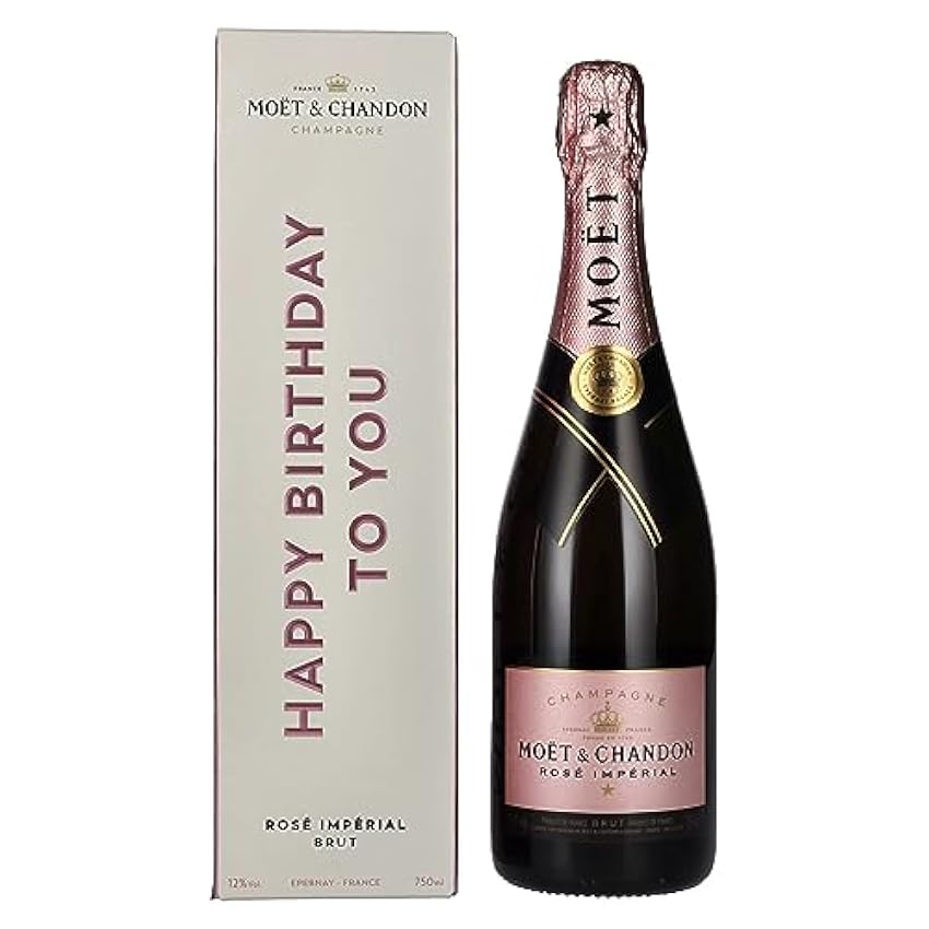 Moët & Chandon Champagne ROSÉ IMPÉRIAL Brut Milestones 12% Vol. 0,75l in Giftbox l4vuRMct