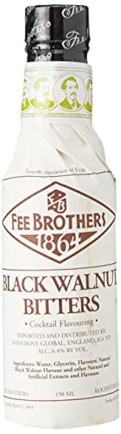 FEE BROTHERS Black Walnut Bitters Concentre Aromatique 
