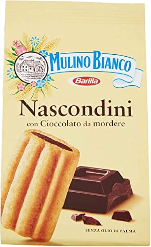 Mulino Bianco Lot de 12 biscuits Nascondini 330 g Itali