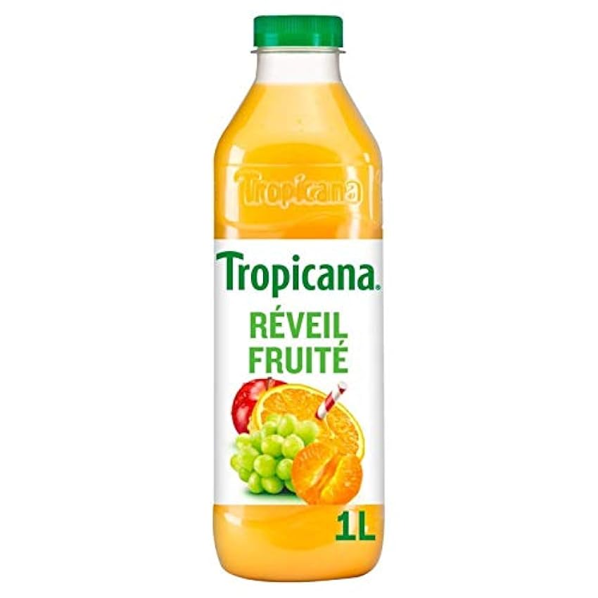 TROPICANA|Pure Premium Reveil Fruite Pet 1L|(Lot De 4)|
