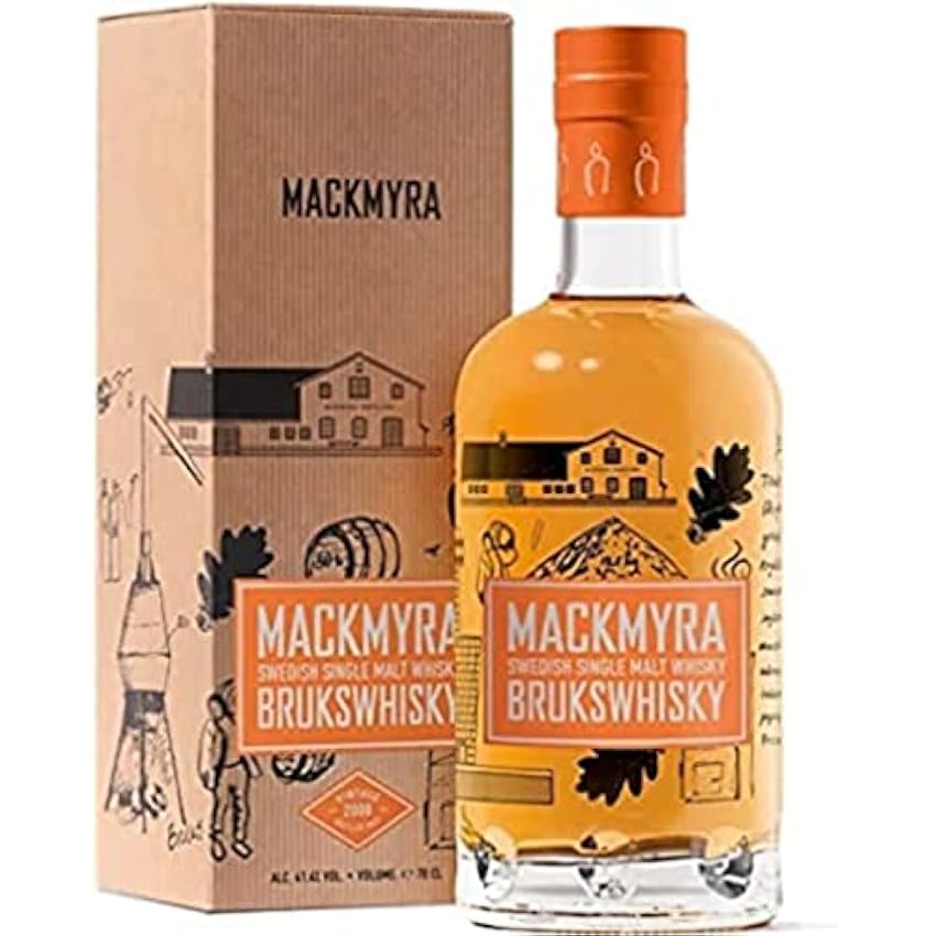 MACKMYRA - Brukswhisky - Single Malt Whisky - 41,4% Alc