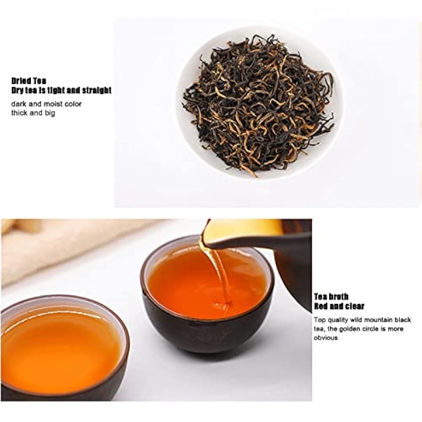 Thé chinois, arôme doux, effets sur la santé, thé noir Yingde, feuilles tendres pour la cérémonie du thé MQko8HBF