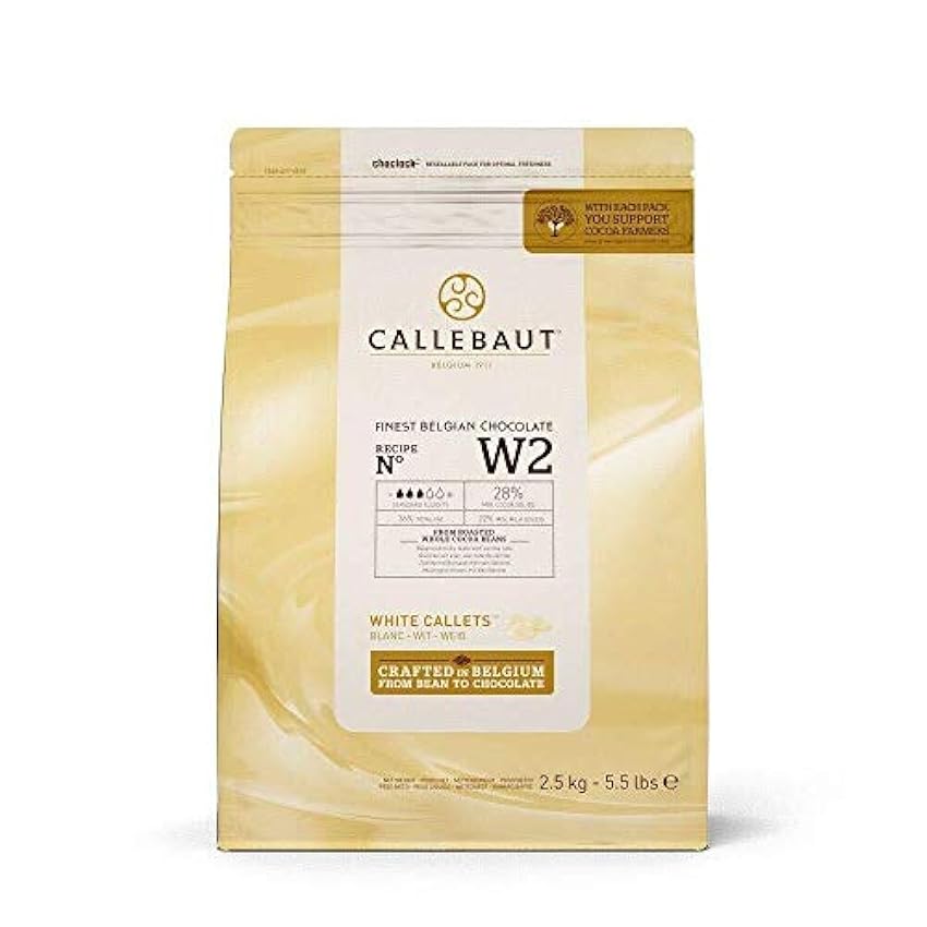 Callebaut - Callets au chocolat blanc couverture glaçur