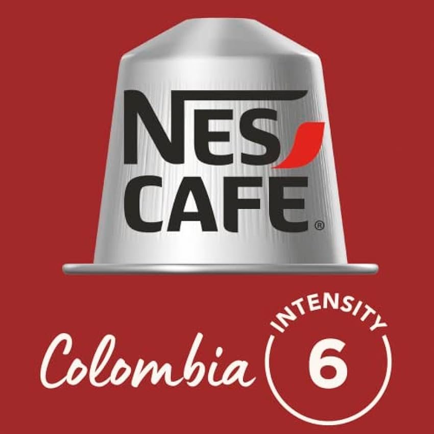 NESCAFÉ Farmers Origins capsules de café, 80 Capsules, Approuvé pour les machines NESPRESSO & Colombia Espresso Decaféiné 8x10 capsules de café - Approuvé pour les machines NESPRESSO LuAgxxDE