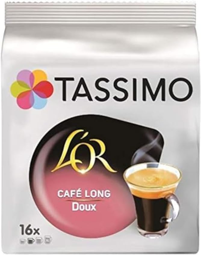 16 dosettes L´OR Café Long Doux - TASSIMO LOT DE 4