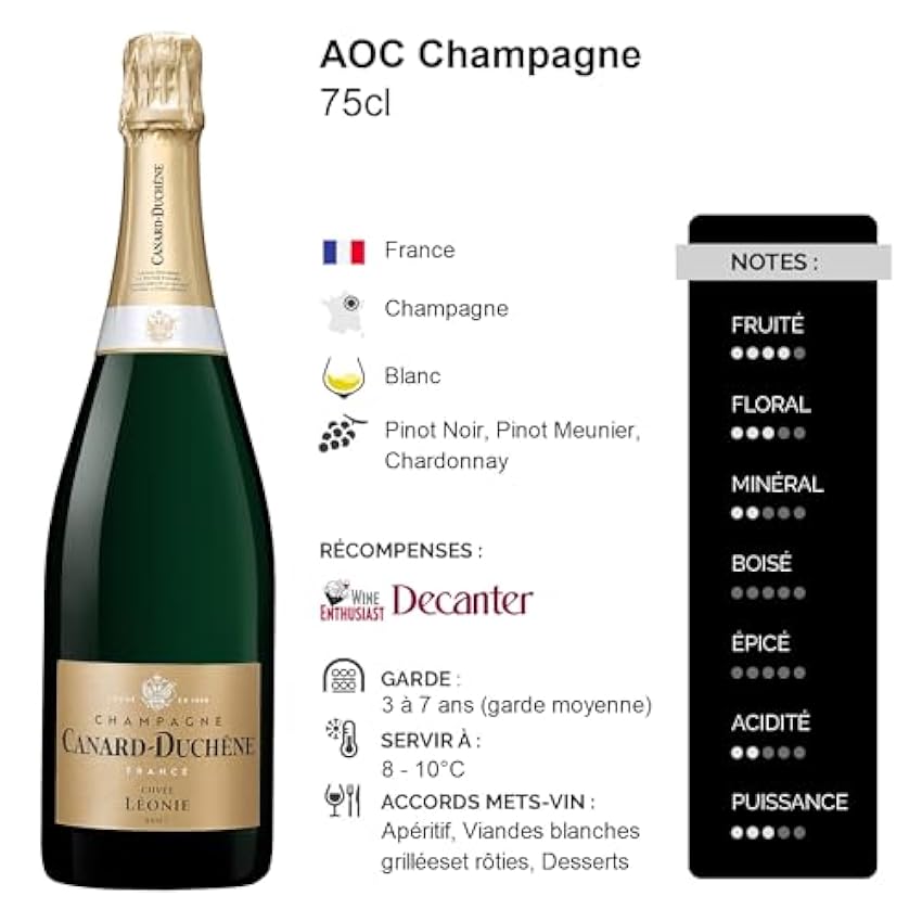 Champagne Cuvée Léonie Brut - Blanc - Champagne Canard-Duchêne (75cl) L6ukBlUS