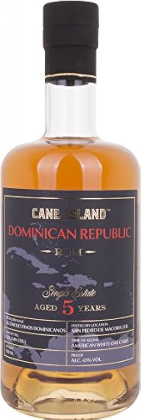 Cane Island Republique Dominicaine Rhum 700 ml ooOVyHUR