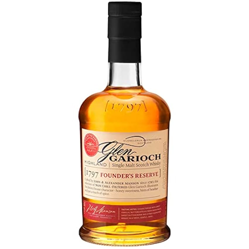 Glen Garioch 1797 Founder´s Reserve Single Malt Scotch avec étui, Whisky Écossais 48 Pour cent - 700 ml O8WjUTIJ