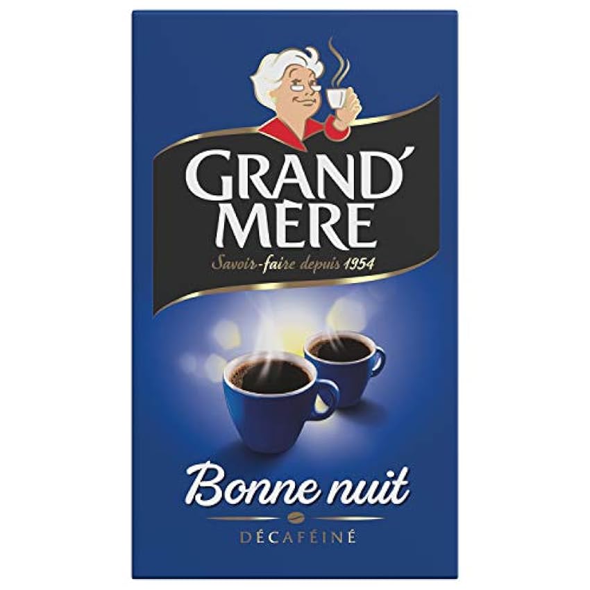 GRAND MERE Café Bonne Nuit Moulu 250 g - Lot de 4 OJZZVg5W