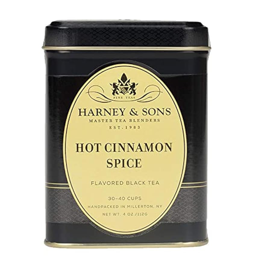 Harney & Sons Hot Cinnamon Spice Loose Leaf Tea, 4 Ounce Tin MTUgg6tP
