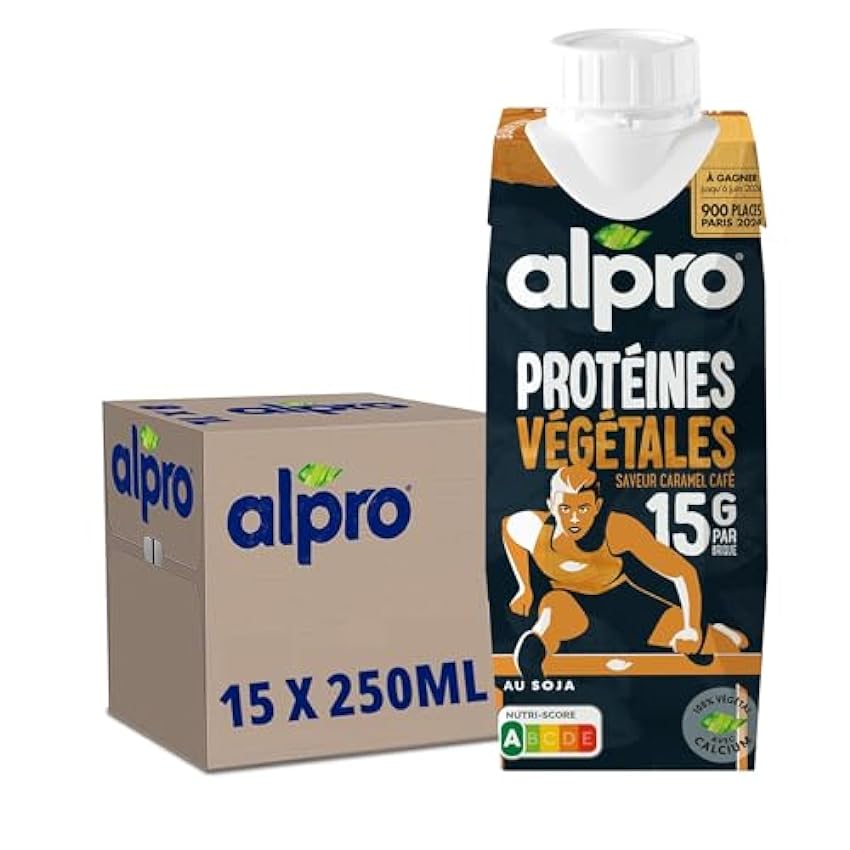 Alpro - Boisson végétale - Soja protéine goût caramel c