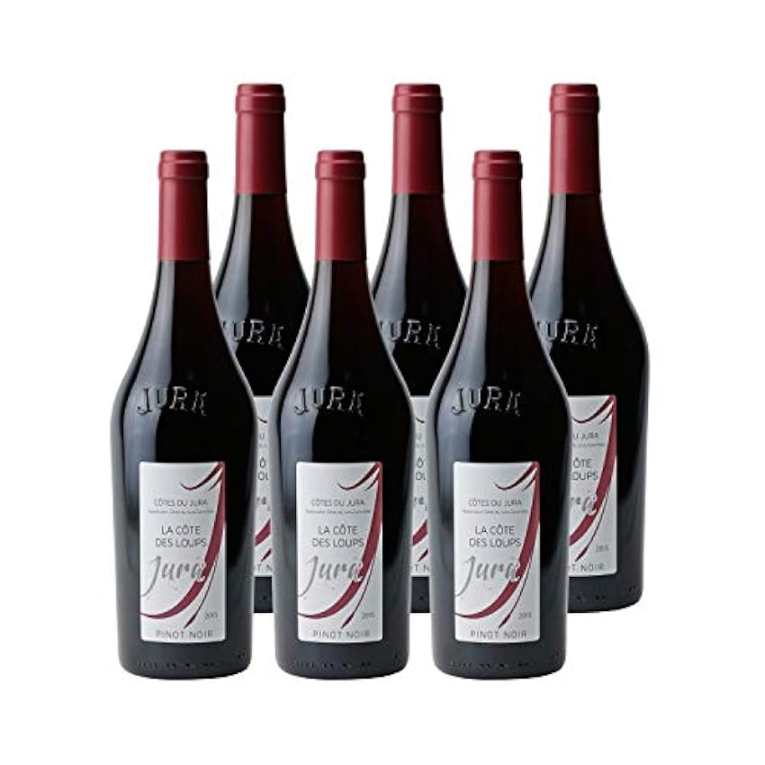 Côtes du Jura Pinot Noir - Rouge 2015 - La Côte des Loups - Vin Rouge du Jura (6x75cl) luSUH71w