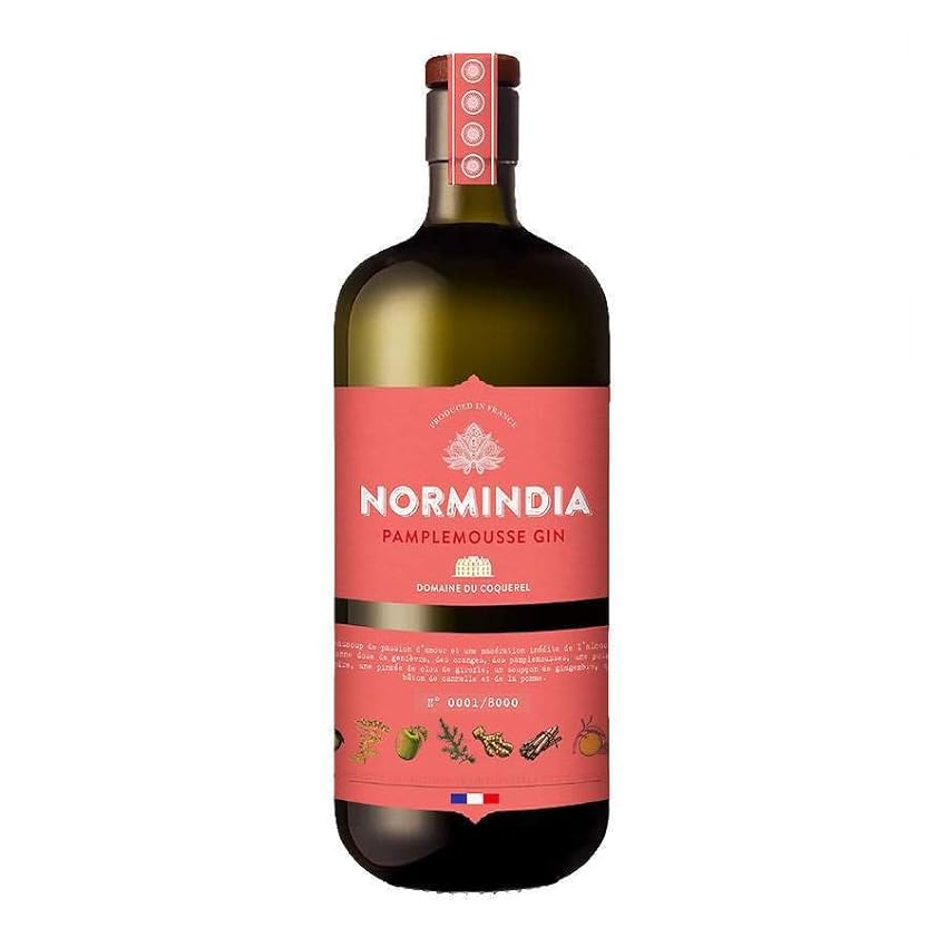 Gin Normandia pamplemousse Domaine Coquerel - bouteille 70cl 41.4% - Produits-Normandie NRA7OhAx