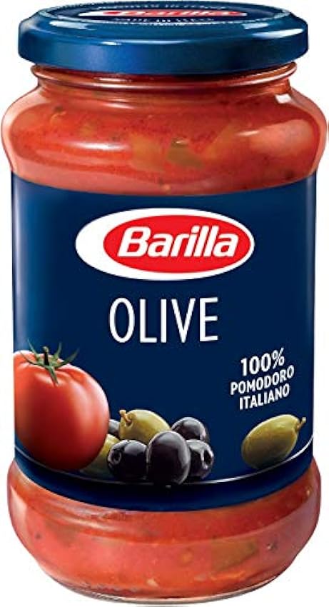 Barilla Sauce Tomates et Olive 400 g - Lot de 6 Mwp0zJT