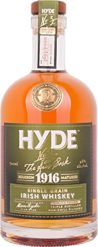 Hyde N°3 Single Grain 6 ans Bourbon Matured 46° 70CL L1T7cW7p