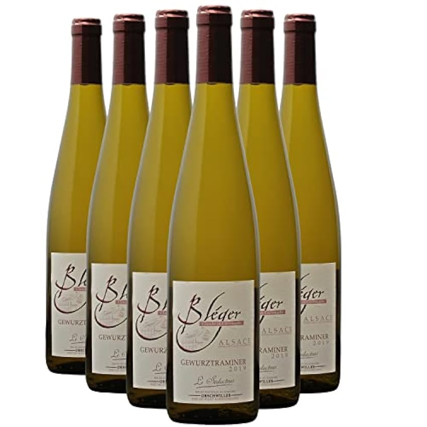 Alsace Gewurztraminer Le Séducteur - Blanc 2019 - Domaine Claude et Christophe Bléger - Vin Blanc d´ Alsace (6x75cl) BIO Kt9V1A9z