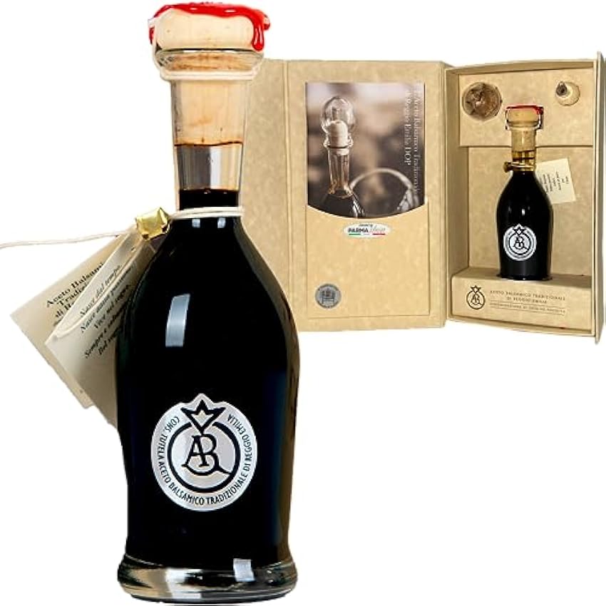 Vinaigre Balsamique Traditionnel de Reggio Emilia AOP - Argento (Étiquette Argent) - Âgé Plus de 20 Ans - Selected by PARMAshop NdvPvqHs