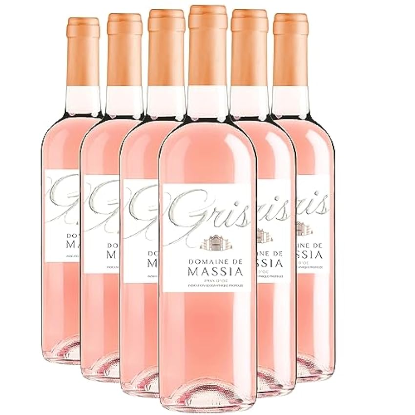 Pays d´Oc Esprit de Massia - Rosé 2022 - Domaine de Massia - Vin Rosé du Languedoc - Roussillon (6x75cl) lrGddXS8