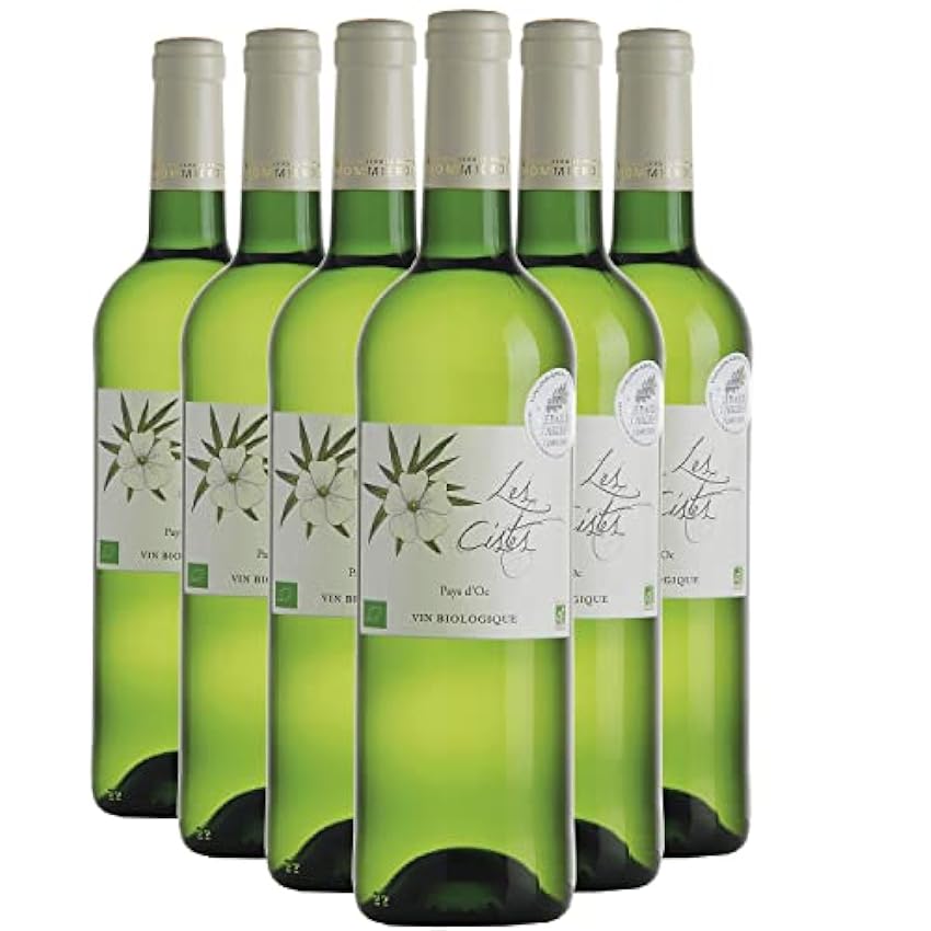 Pays d´Oc Les Cistes - Blanc 2023 - Les Vignerons du Sommiérois - Vin Blanc du Languedoc - Roussillon (6x75cl) KzzKTKrF