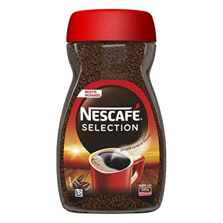 Nescafé Sélection, Café Soluble, Flacon de 200g - Lot de 3 lWc5XFVo