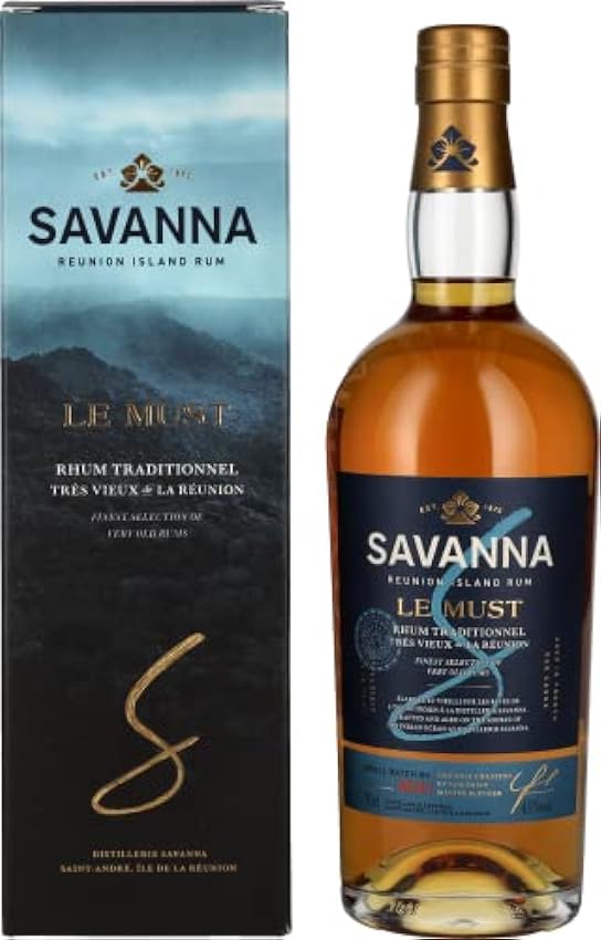 Savanna LE MUST Traditionnel Reunion Island Rum 45% Vol
