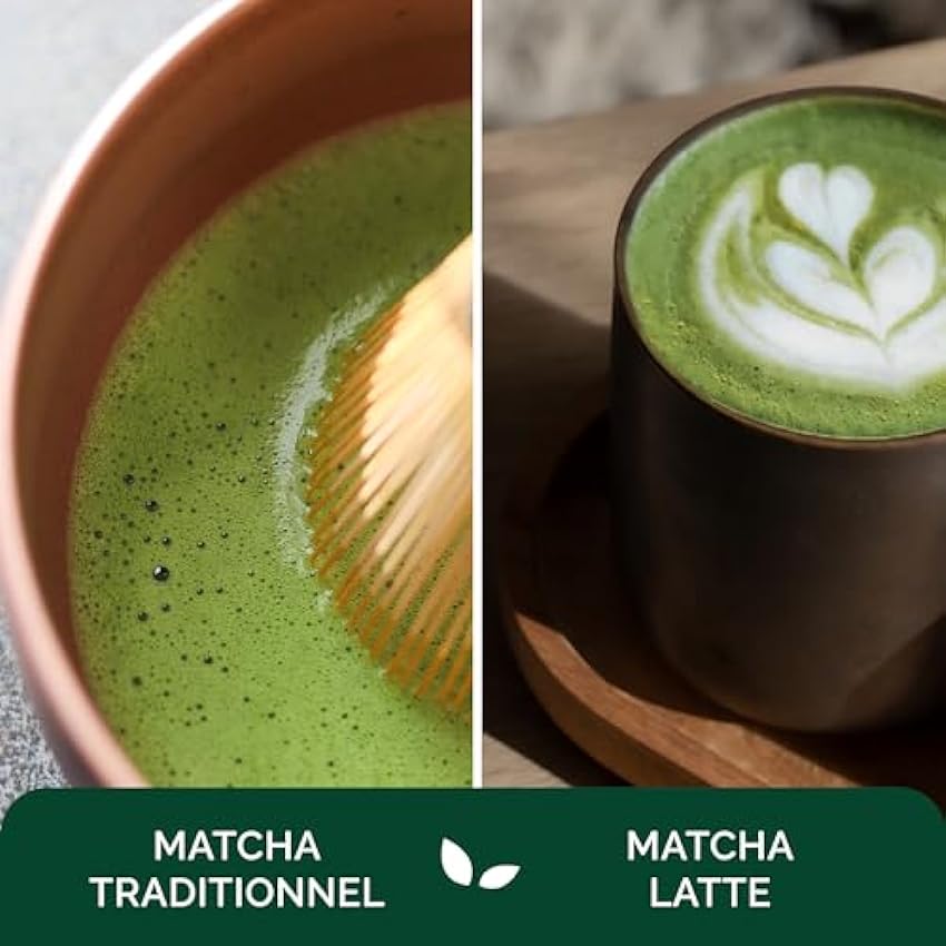 Anatae Marque française - Thé Matcha bio premium japonais - Amertume discrète - Poudre de thé vert matcha 100% BIO qualité premium - Récolté à la main à Nishio, Japon. (30) ok9zgvyk