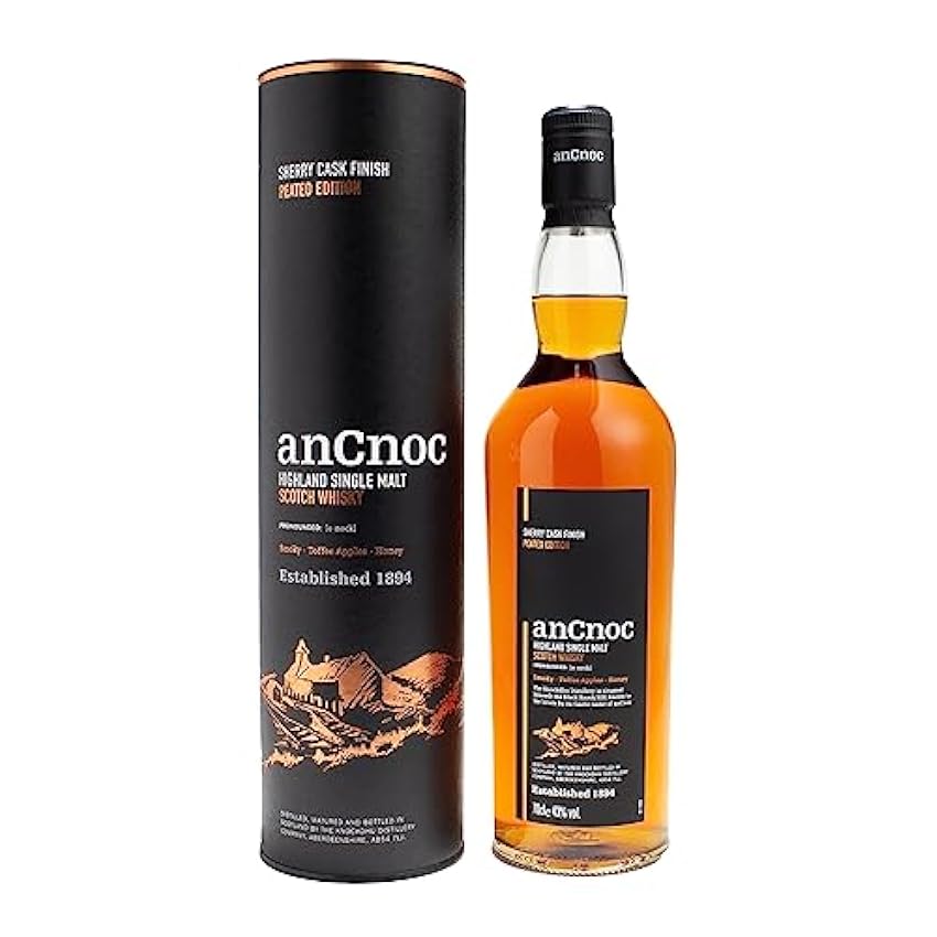 AnCnoc Highland Single Malt Scotch Whisky Sherry Cask F