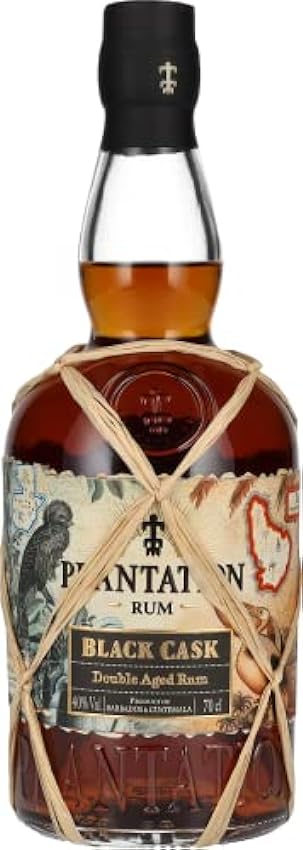 Plantation Rum BLACK CASK Barbados & Guatemala Double Aged Rum 40% Vol. 0,7l n3gFUCaN