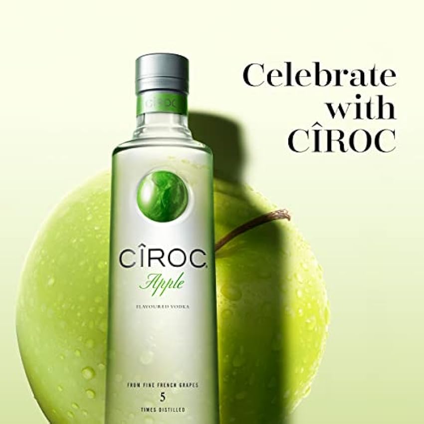Cîroc Apple Vodka aux arômes naturels de Pomme 70 cl & Coconut Vodka aux arômes naturels de Noix de coco 70 cl l3tiL6XK