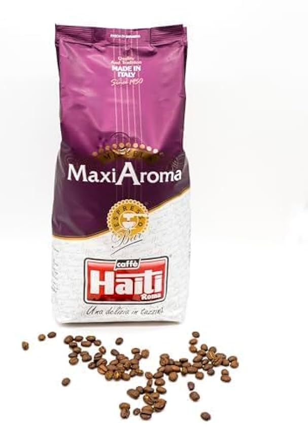 Caffè Haiti Roma Maxi Aroma café en paquet de 1kg Mélan