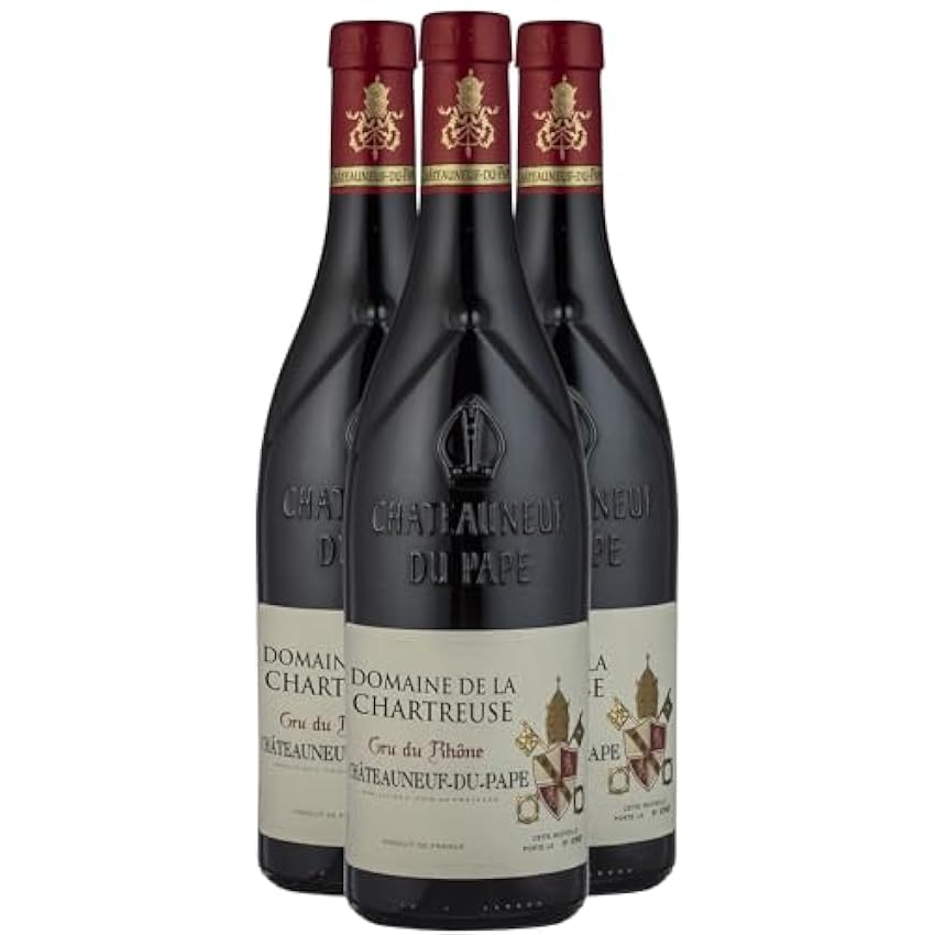 Châteauneuf-du-Pape - Rouge 2021 - Domaine Chartreuse - Vin Rouge de la Vallée du Rhône (3x75cl) mk4C4EQT