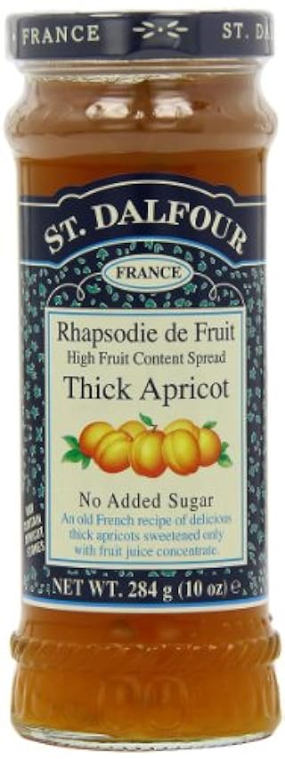 St. Dalfour Thick Apricot Fruit Spread 284 g (Pack of 6