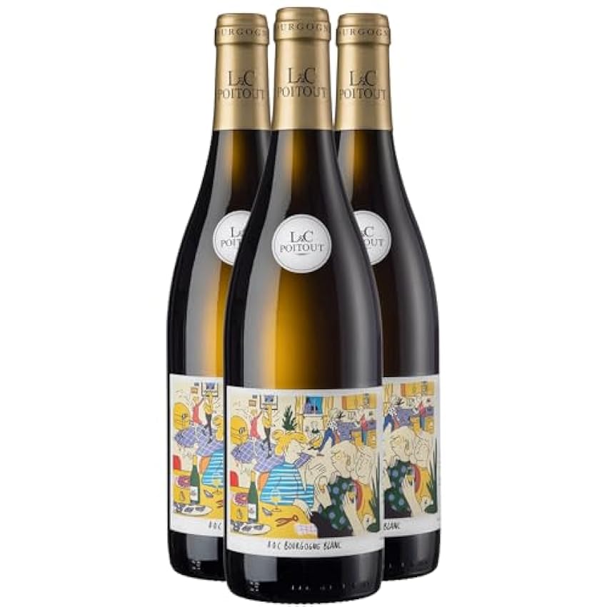 Bourgogne Tonnerre - Blanc 2022 - Domaine LC Poitout - Vin Blanc de Bourgogne (3x75cl) HVE OK7x9G1W