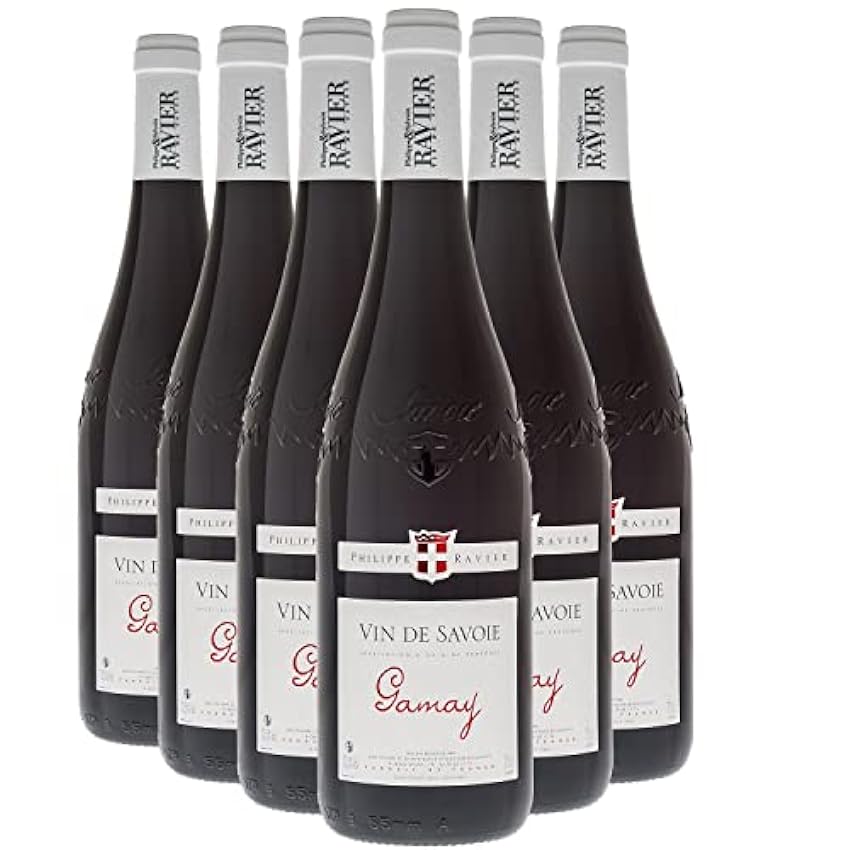 Vin de Savoie Gamay - Rouge 2023 - Philippe et Sylvain Ravier - Vin Rouge de Savoie - Bugey (6x75cl) LE180rL7