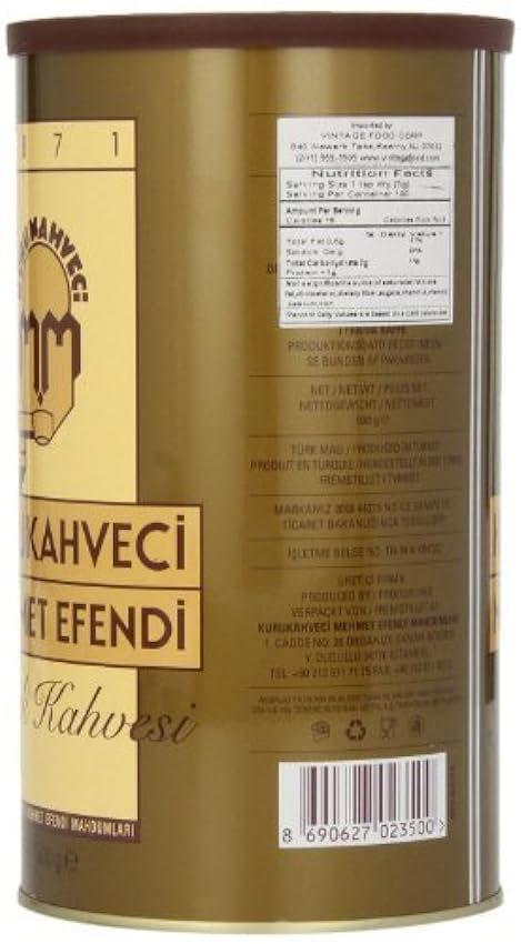 Kurukahveci Mehmet Efendi Turc Coffee 2 Pack (2 x 500 g) m2hHiRqF