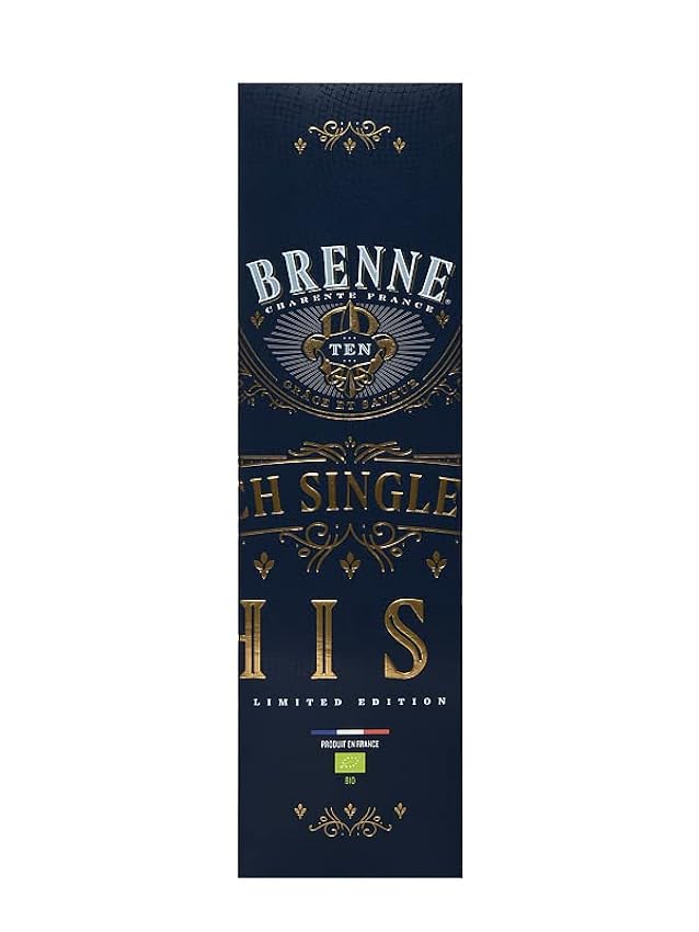 BRENNE 10 - Single Malt Whisky - 48% Alcool - Origine : France, Poitou-Charente - Bouteille 70 cl lgymqpxA