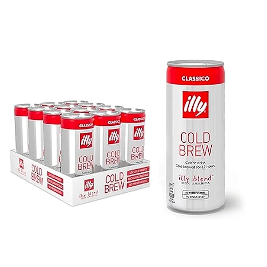 Cold Brew illy - 12 Canettes de 250ml NH3v1WZS