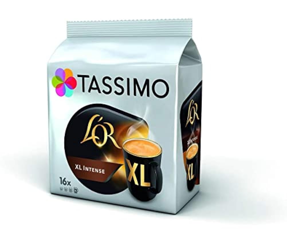 TASSIMO L´OR XL Intense Coffee Capsules Recharges T-Discs Pods 10 Pack, 160 Boissons KSDoCLXP