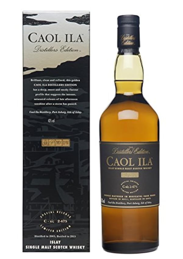 Caol Ila Islay Distillers Edition Single Malt Whisky en Coffret 700 ml, m3QcVHxa