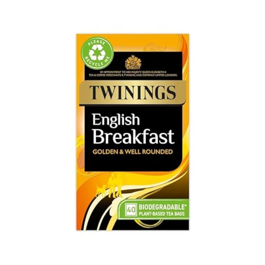 Twinings - Thé English Breakfast - lot de 4 boîtes de 5