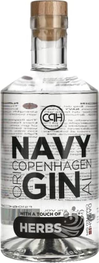Copenhagen NAVY oriGINal Gin with a touch of HERBS 57% 