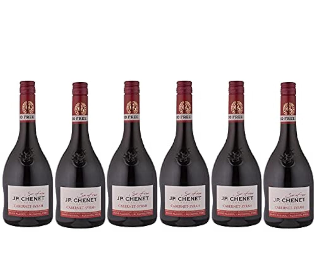 JP Chenet - So Free Chardonnay Vin blanc sans alcool - Sans arômes ajoutés, goût authentique (6 x 0.75 L) & So Free Cabernet Syrah Vin rouge sans alcool - Sans arômes ajoutés(6 x 0.75 L) MB51l5H8