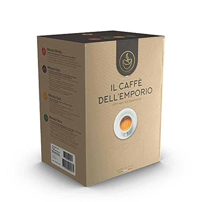 Le Café de l´Emporio Capsules Caffe Compatible avec Lavazza Espresso Point Mélange Cremosa Strong Rouge (300) kUYeTUTs