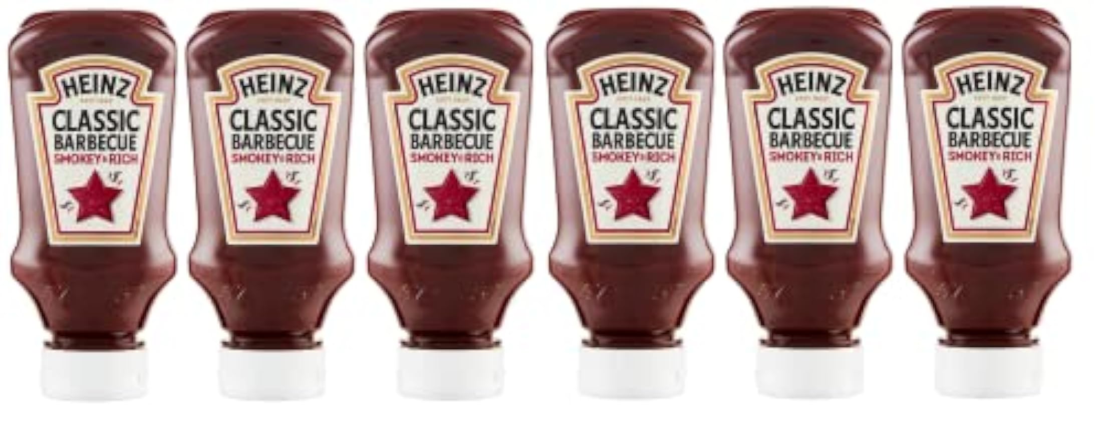 Heinz Salsa Classic Lot de 6 sauces pour barbecue Smoky