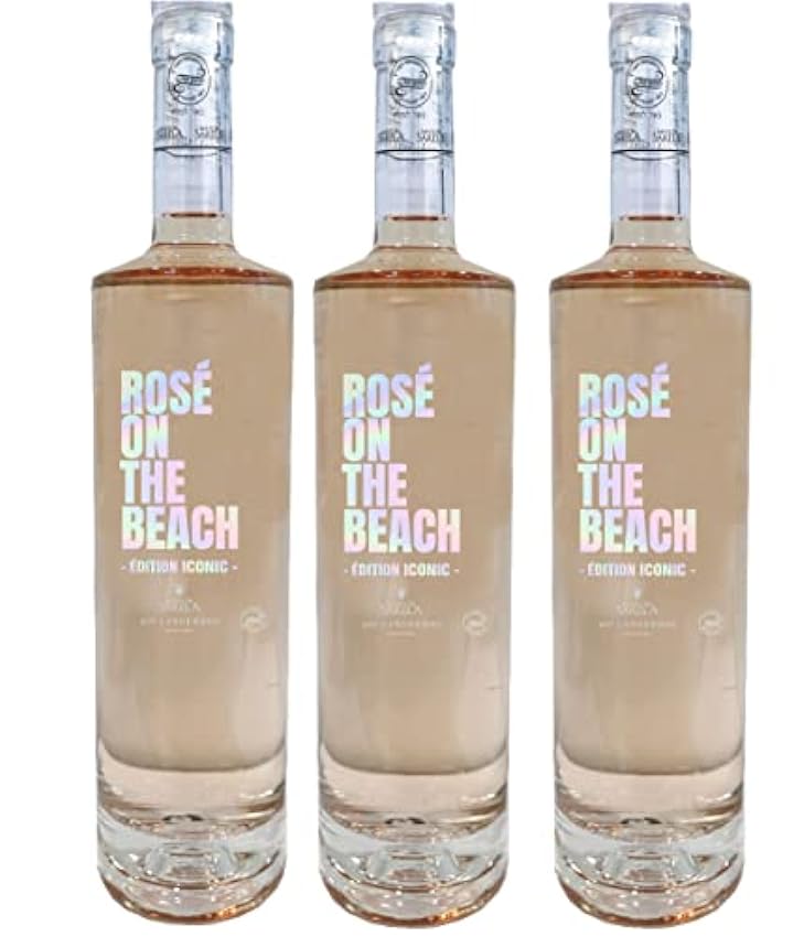 Rosé On The Beach - Édition Iconic 2021 - AOP Languedoc Kasher Maison SARELA - Lots de 3 bouteilles (2021) NZfdWNSU