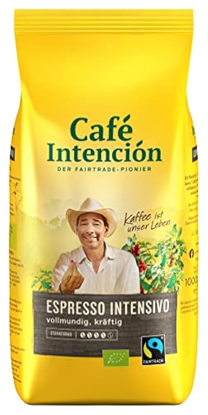 Café Intención - Espresso Intensivo Beans - 4x 1kg mB3w