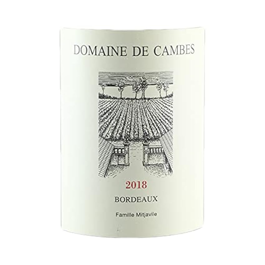Bordeaux - Rouge 2018 - Domaine de Cambes - Vin Rouge de Bordeaux (75cl) lOR8dLf2