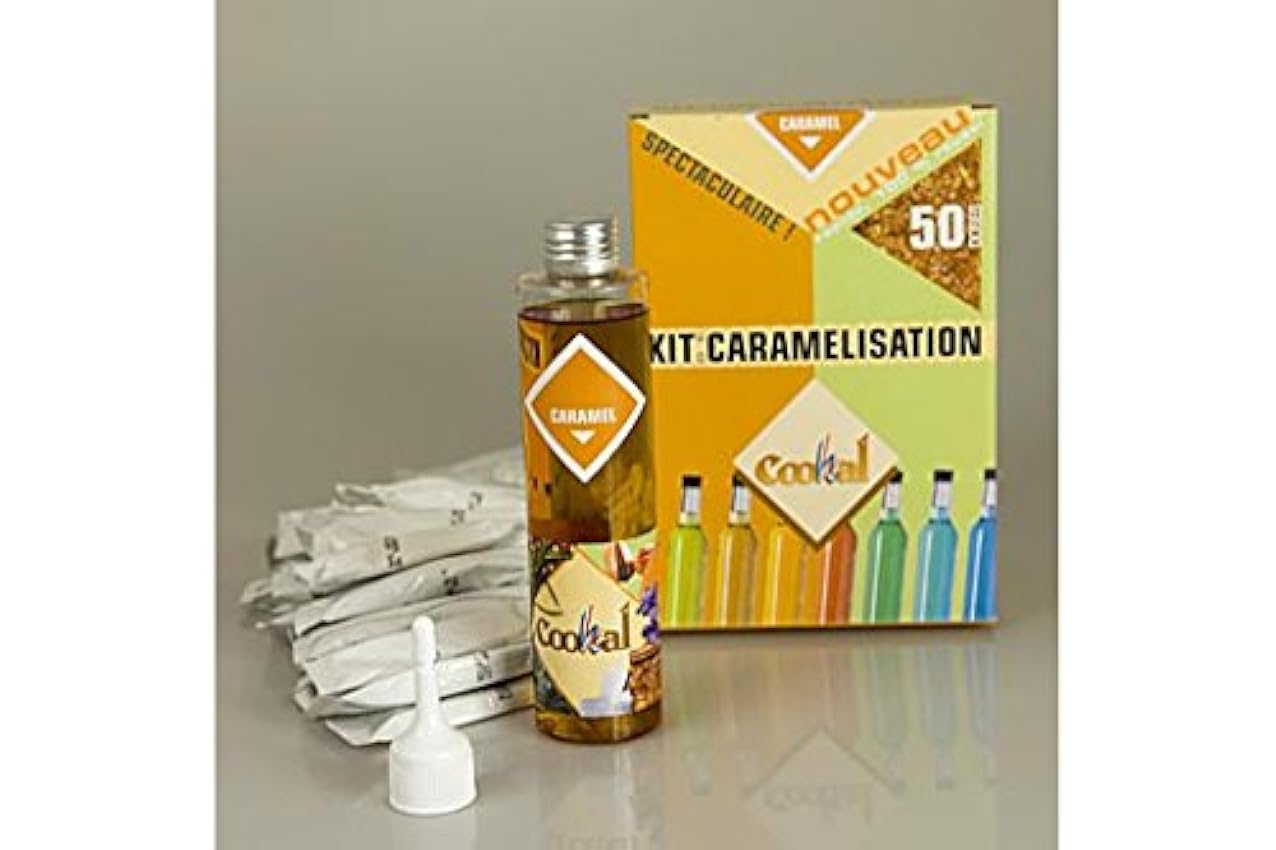 Cookal - Kit de caramélisation 50 doses parfum Caramel 