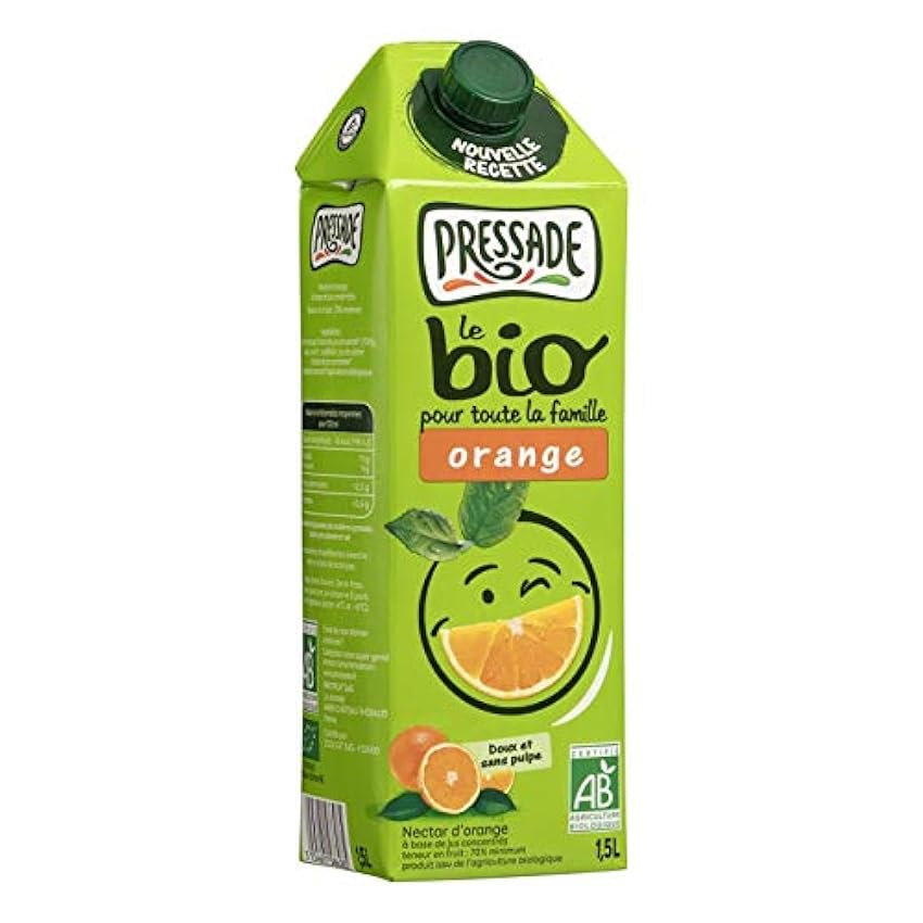 PRESSADE|Nectar Bio Orange 1.5L|(Lot De 4)|Best Deal NgBPdhRr