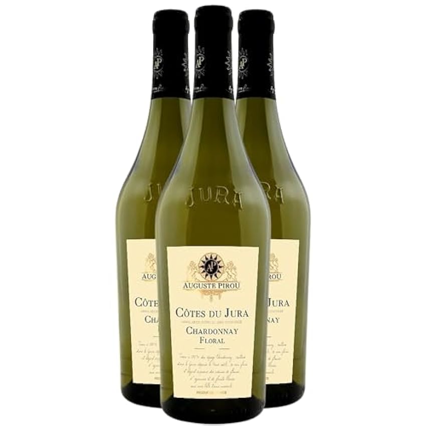 Côtes du Jura Chardonnay Floral - Blanc 2022 - Auguste Pirou - Vin Blanc du Jura (3x75cl) kvWdCPHk